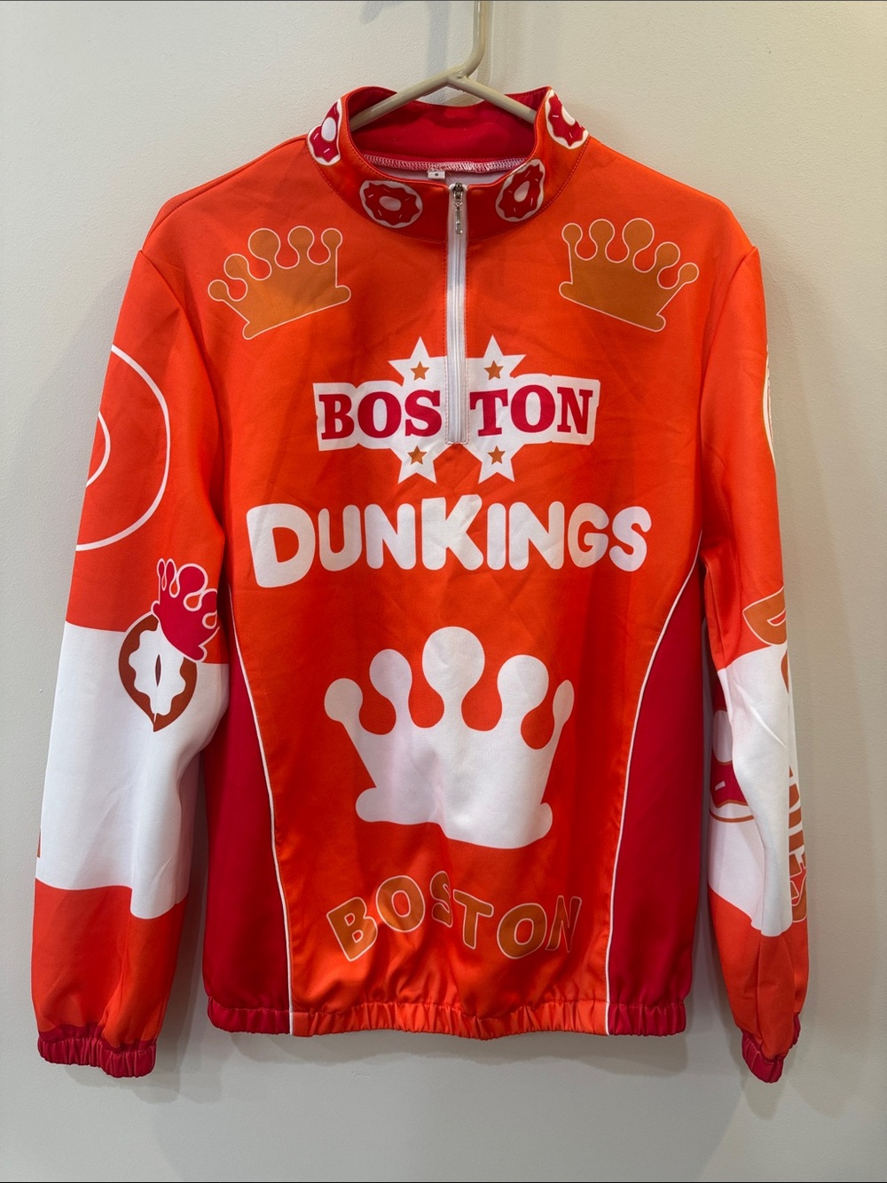 Boston Dunkings Orange Cycling Jacket
